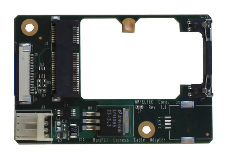 Amfeltec Corp SKU-054-01 Amfeltec MiniPCI to Full MiniPCIe Adapter (Host) - The Debug Store UK