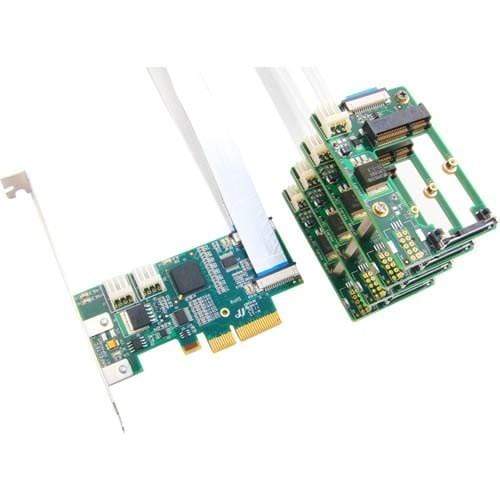 Amfeltec Corp SKU-072-02 Amfeltec SKU-072-02 PCIe to 4x MiniPCIe Splitter - The Debug Store UK