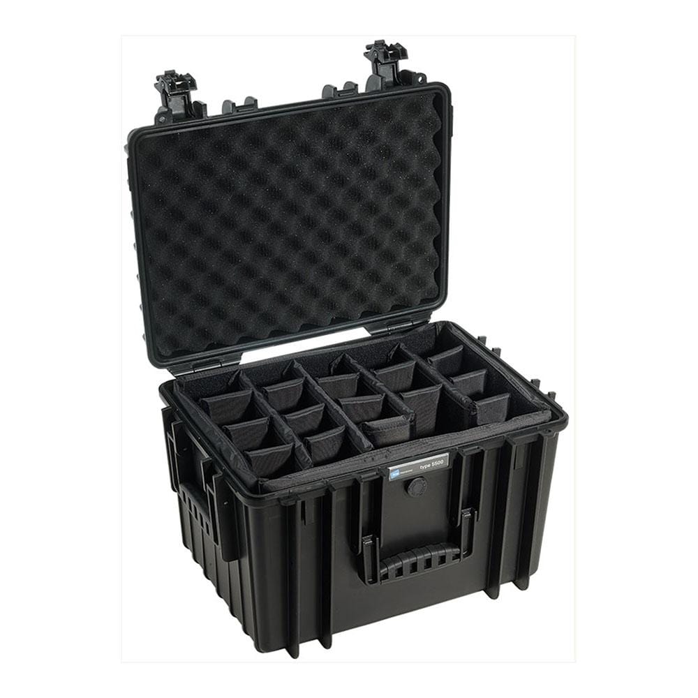 B&W International GmbH Black / empty BW5500/B B&W Type 5500 Rugged Outdoor.Case - The Debug Store UK