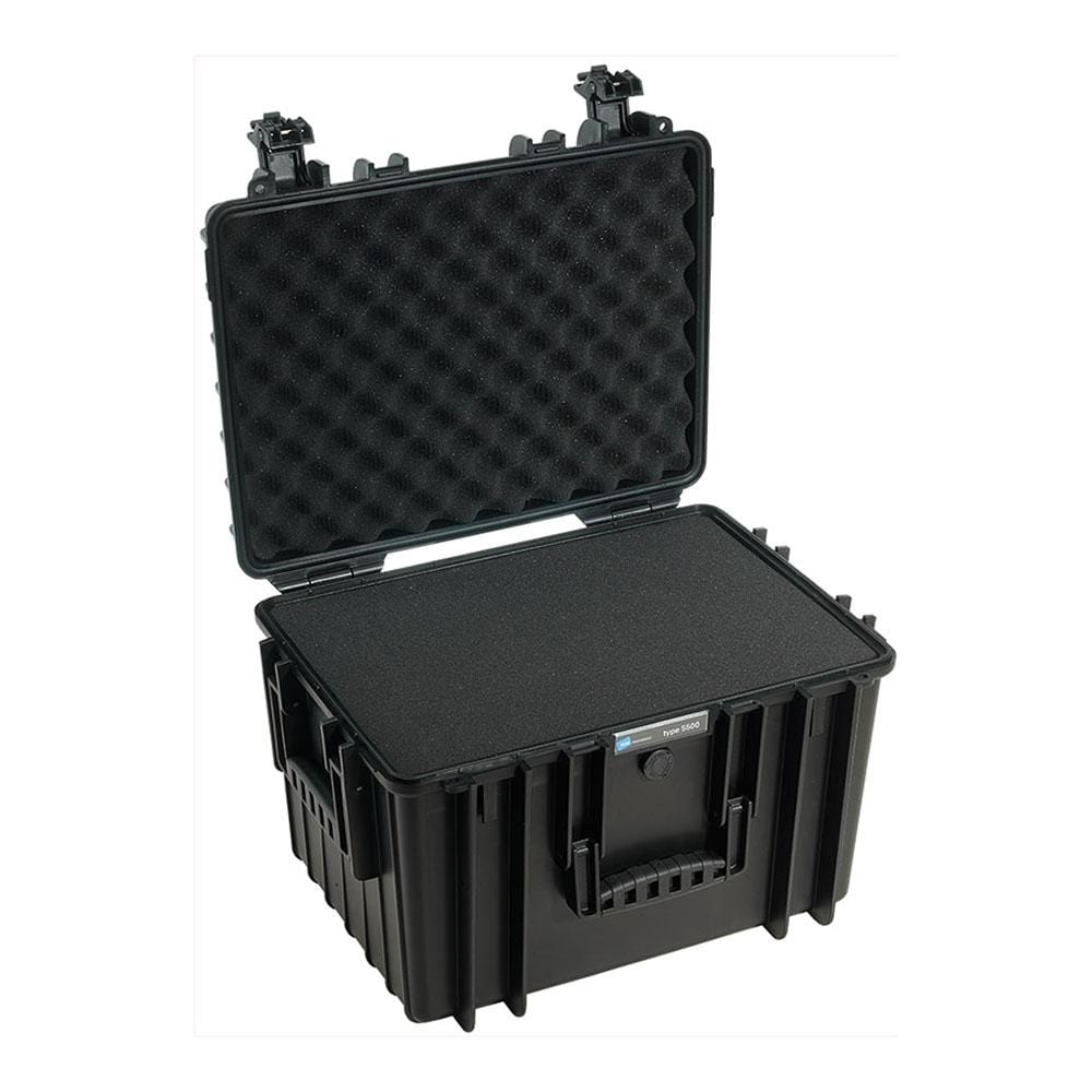 B&W International GmbH Black / Pluckable Foam BW5500/B/SI B&W Type 5500 Rugged Outdoor.Case - The Debug Store UK