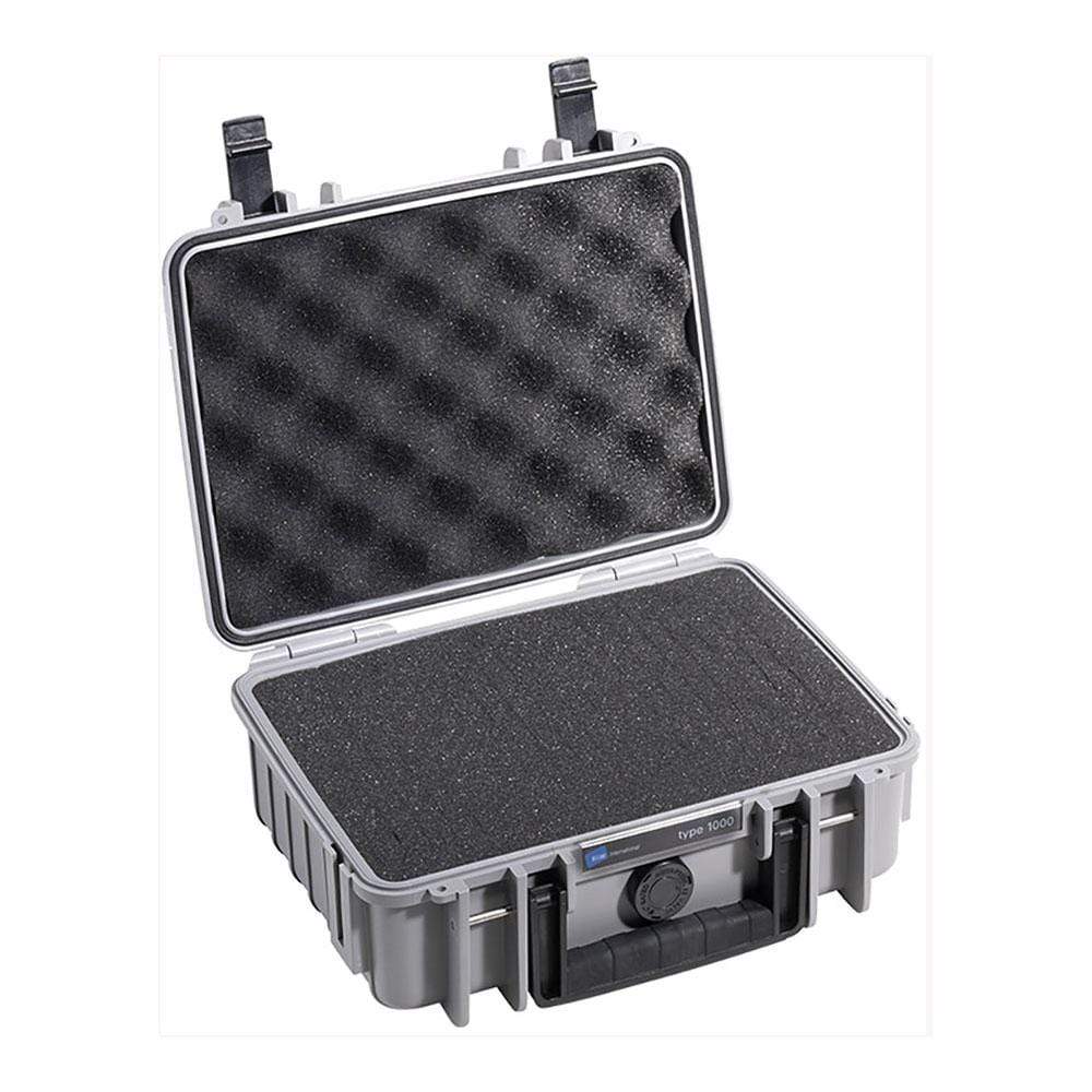 B&W International GmbH Grey / Pluckable Foam BW1000/G/SI B&W Type 1000 Rugged Outdoor.Case - The Debug Store UK