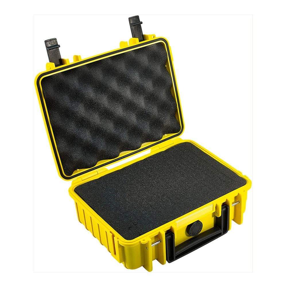 B&W International GmbH Yellow / Pluckable Foam BW1000/Y/SI B&W Type 1000 Rugged Outdoor.Case - The Debug Store UK