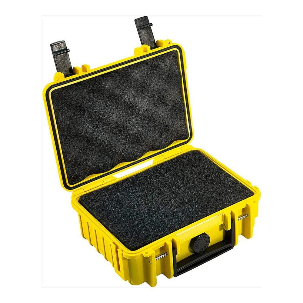 B&W International GmbH Yellow / Plucked Foam BW500/Y/SI B&W Type 500 Rugged Outdoor.Case - The Debug Store UK