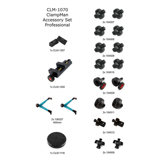 Fieger Technology CLM-1070 Fieger ClampMan Accessory Set Professional - The Debug Store UK