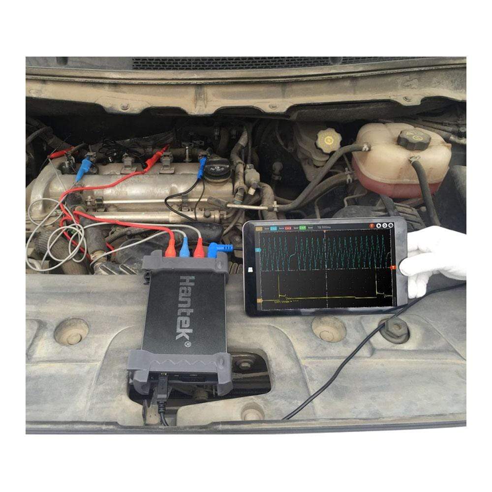 Hantek Electronic Co Ltd HANTEK-6074BE Kit III Hantek Automotive Diagnostics 6074BE Kit III, 4-ch, 70MHz, 64K - The Debug Store UK