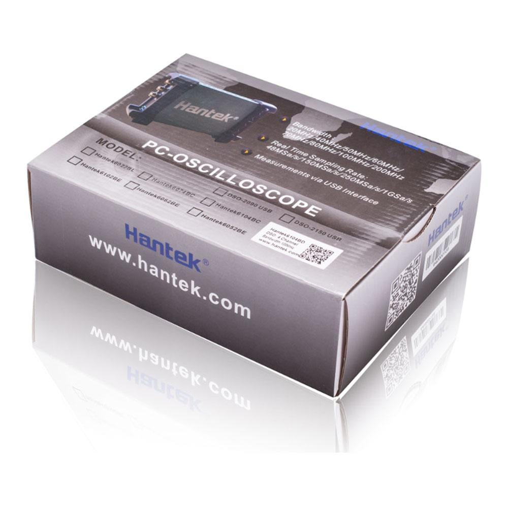 Hantek Electronic Co Ltd Hantek-6104BC Hantek-6104BC 4-ch 100MHz. 1GSa/s, 64K USB Scope - The Debug Store UK