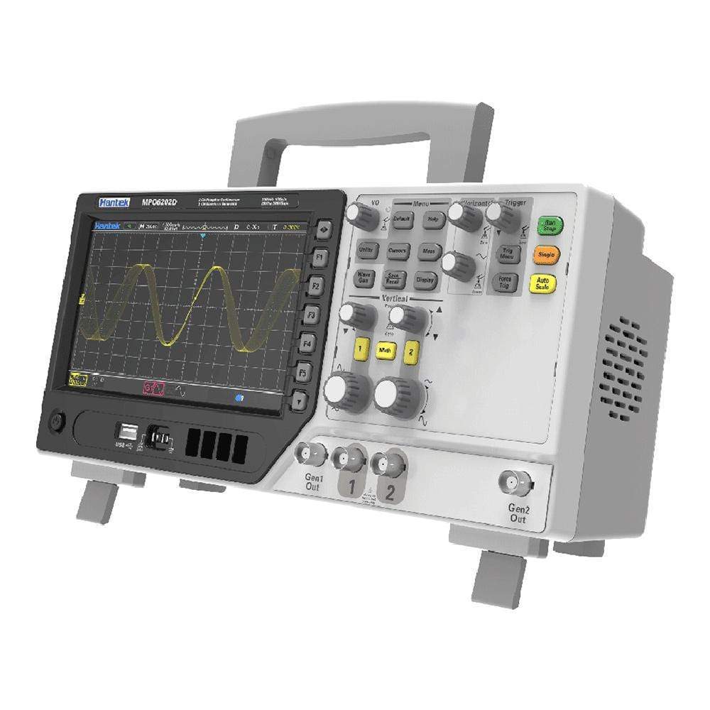 Hantek Electronic Co Ltd DPO-6202B Hantek DPO-6202B 2-ch 200MHz Oscilloscope with Fluorescent Display - The Debug Store UK