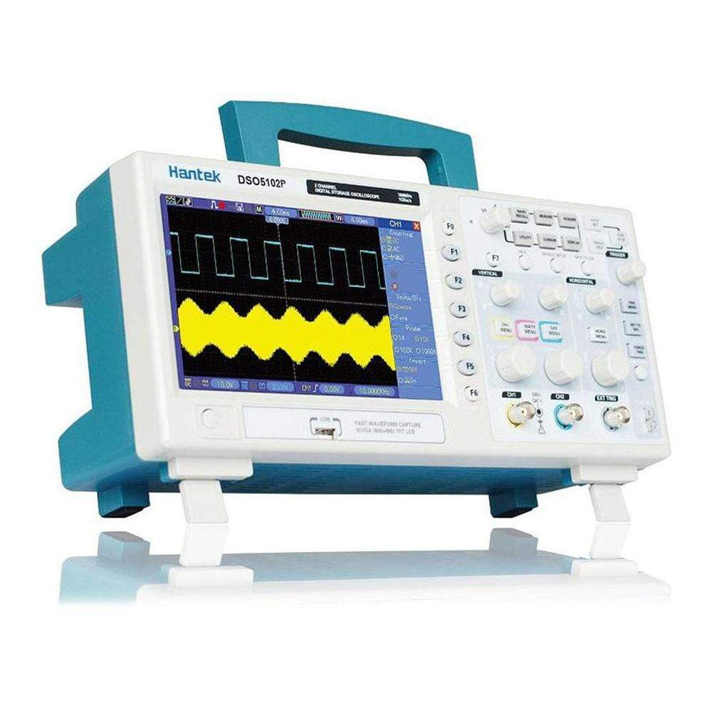 Hantek Electronic Co Ltd DSO-5102P Hantek DSO-5102P 2-ch, 100MHz Oscilloscope - The Debug Store UK