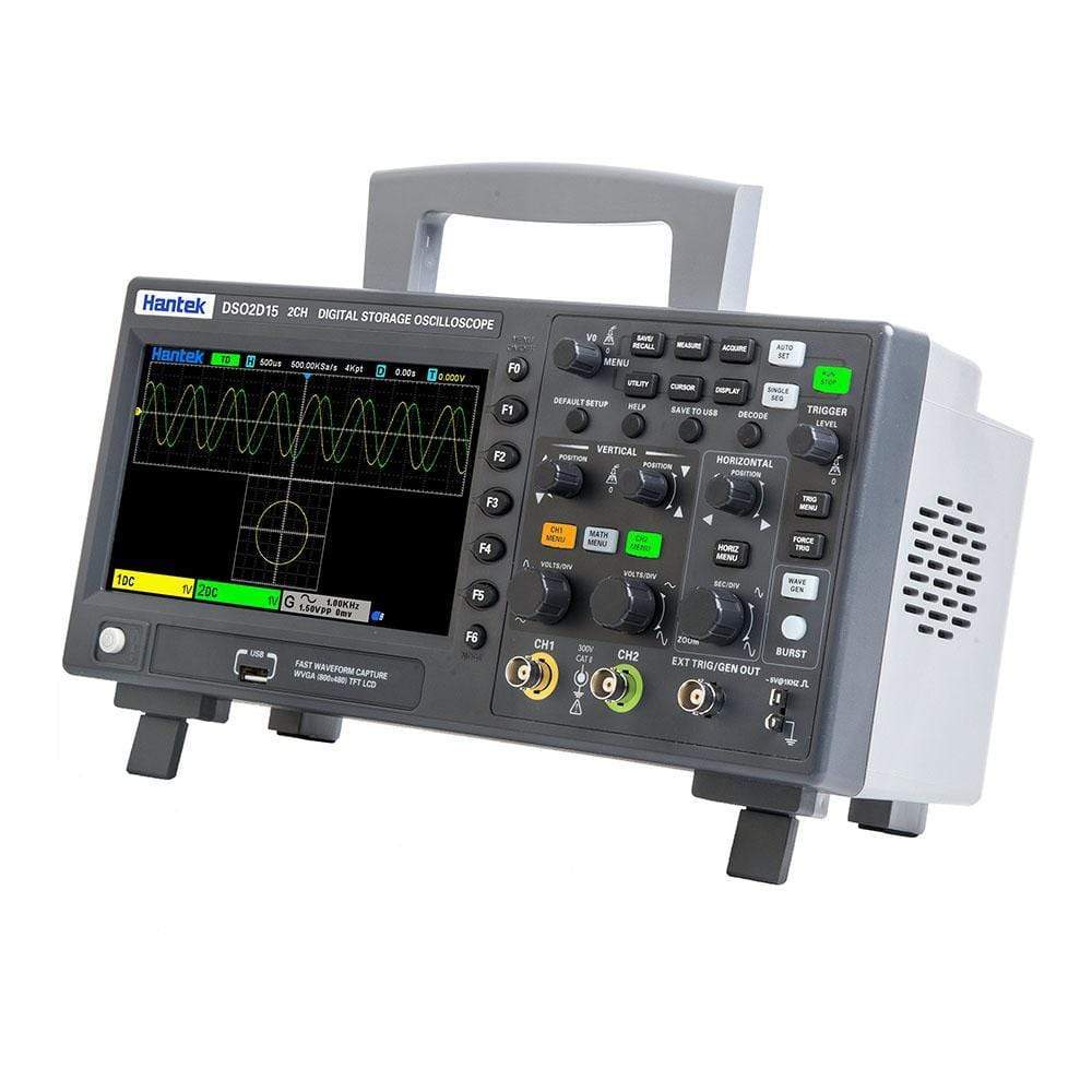 Hantek Electronic Co Ltd DSO-2D15 Hantek DSO-2D15 2-Channel Digital Oscilloscope - The Debug Store UK