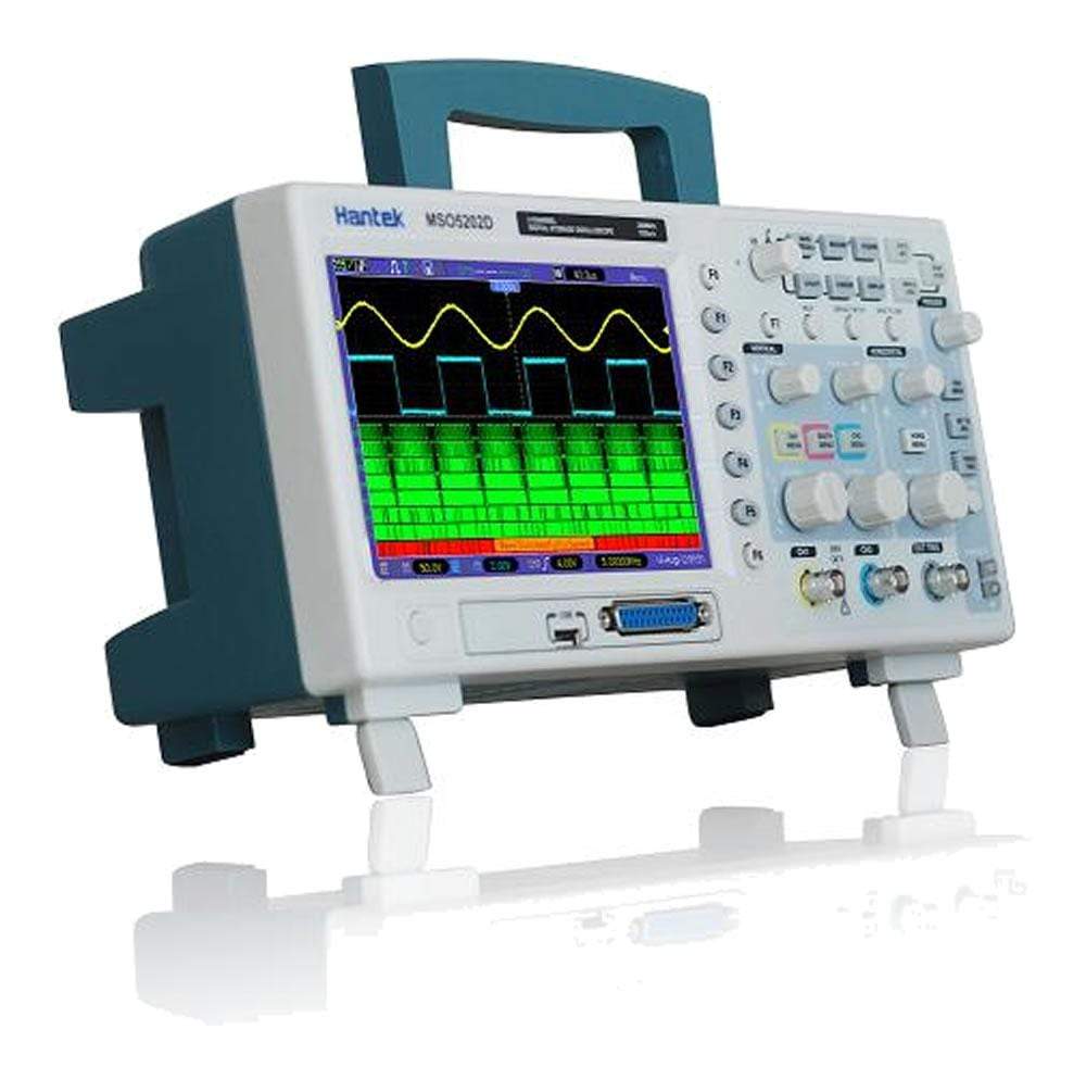 Hantek Electronic Co Ltd MSO-5202D Hantek MSO-5202D Mixed Signal Oscilloscope, 2-ch, 200MHz, 16-LA - The Debug Store UK