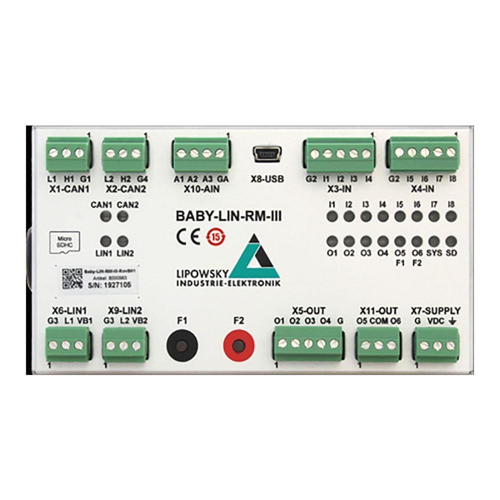 Lipowsky Industrie Elektronik GmbH BABY-LIN-RM-III Lipowsky Baby-LIN-RM-III CAN/LIN Bus Host Adapter - The Debug Store UK