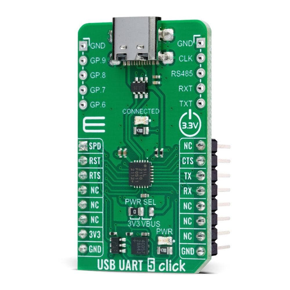 Mikroe MIKROE-5574 USB UART 5 Click Board™ - The Debug Store UK