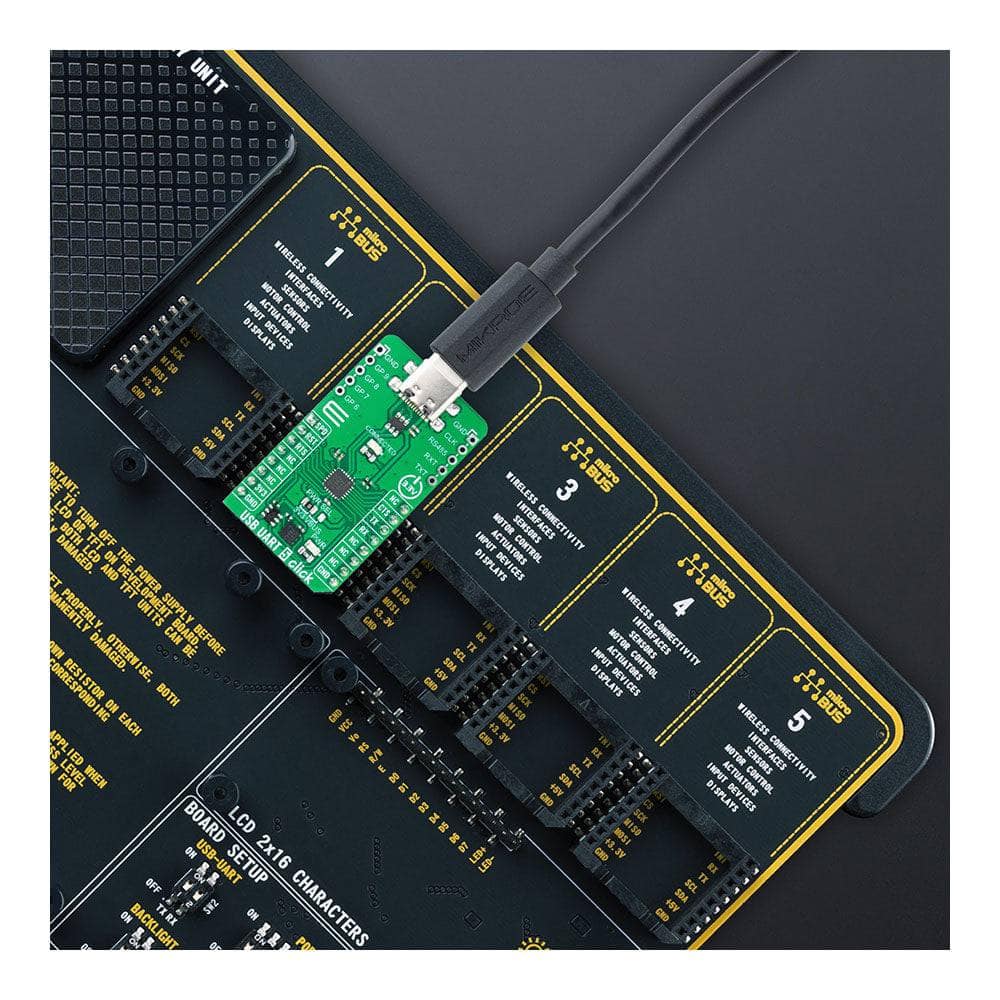 Mikroe MIKROE-5574 USB UART 5 Click Board™ - The Debug Store UK