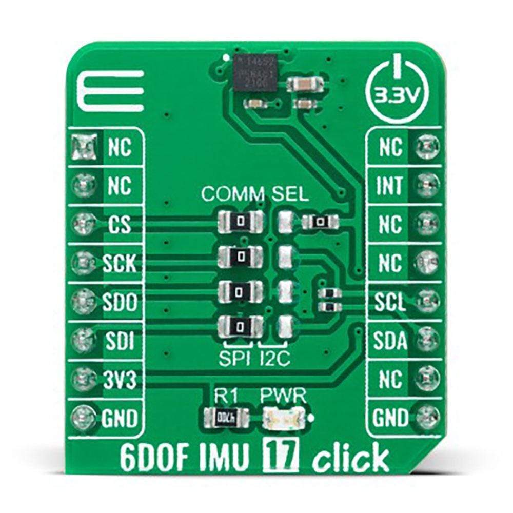 Mikroelektronika d.o.o. MIKROE-4785 6DOF IMU 17 Click Board - The Debug Store UK