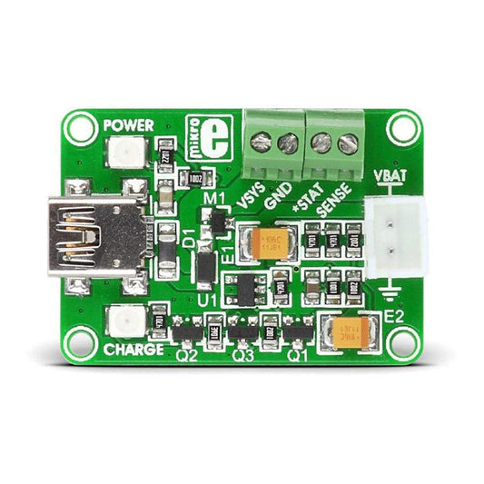 Mikroelektronika d.o.o. MIKROE-1198 VOLT - Smart USB Li-Po Battery Charger Board - The Debug Store UK