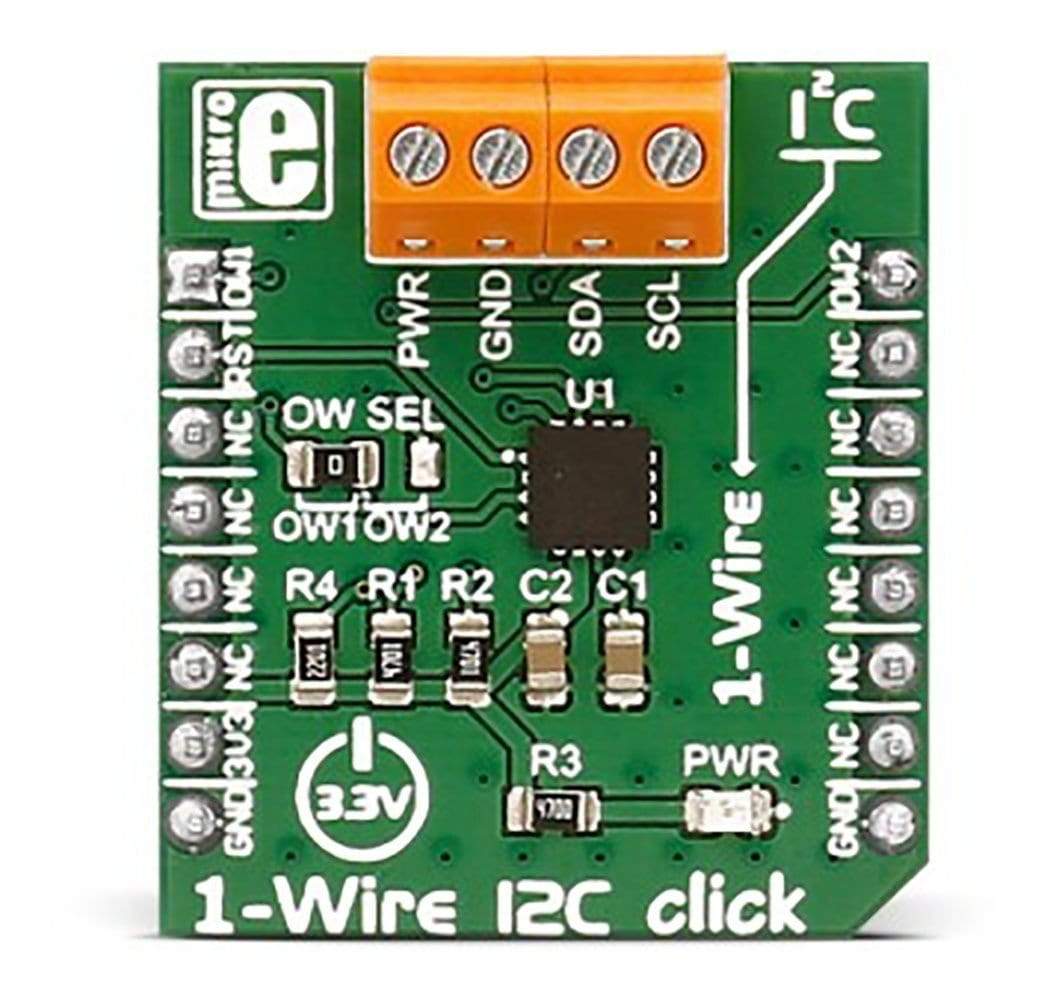 Mikroelektronika d.o.o. MIKROE-2750 1-Wire I2C Click Board - The Debug Store UK
