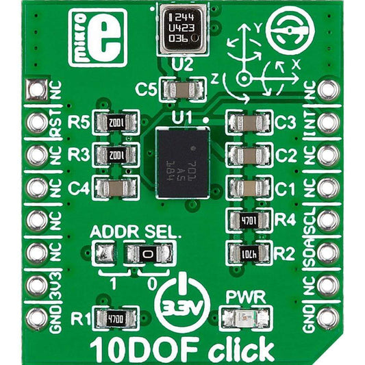 Mikroelektronika d.o.o. MIKROE-2073 10DOF Click Board - The Debug Store UK