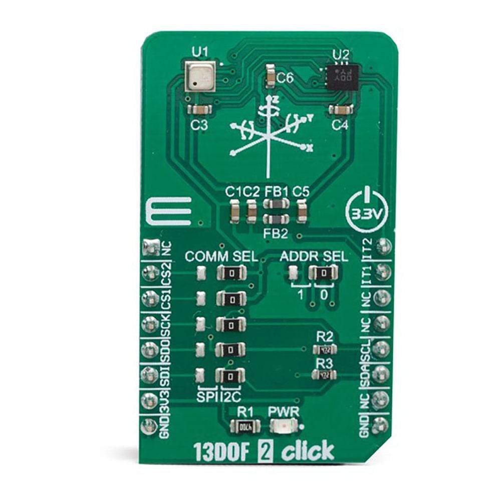 Mikroelektronika d.o.o. MIKROE-3687 13DOF 2 Click Board - The Debug Store UK