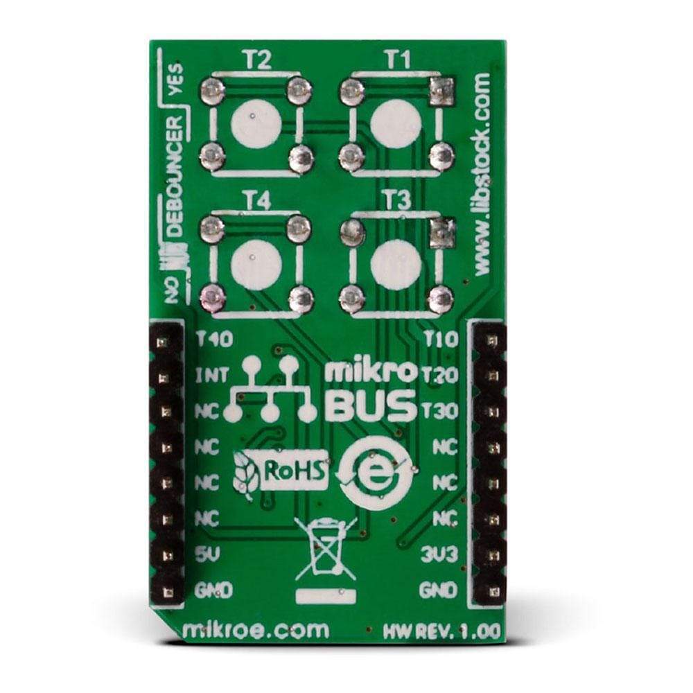 Mikroelektronika d.o.o. MIKROE-2152 2x2 Key Click Board - The Debug Store UK