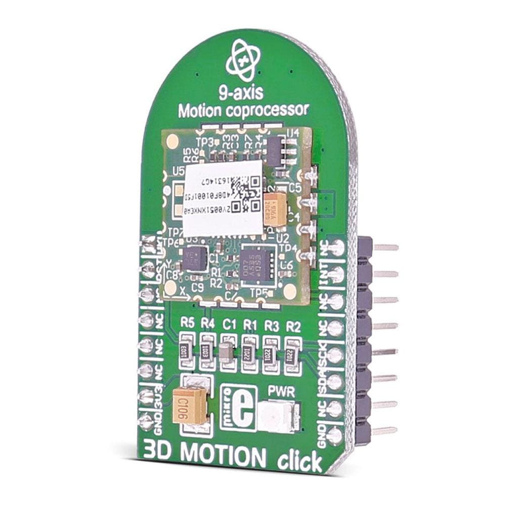 Mikroelektronika d.o.o. MIKROE-1877 3D Motion Click Board - The Debug Store UK