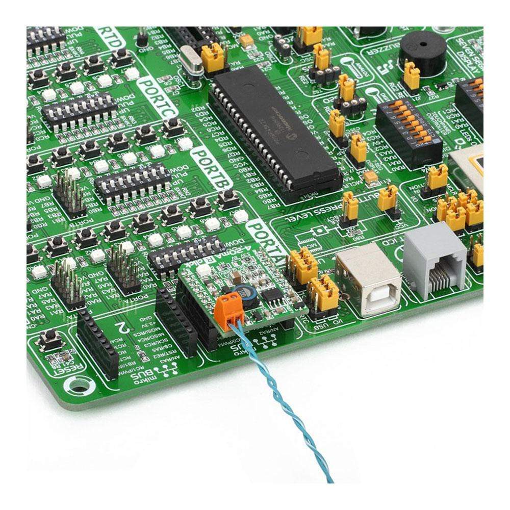 Mikroelektronika d.o.o. MIKROE-1387 4-20mA R Click Board - The Debug Store UK