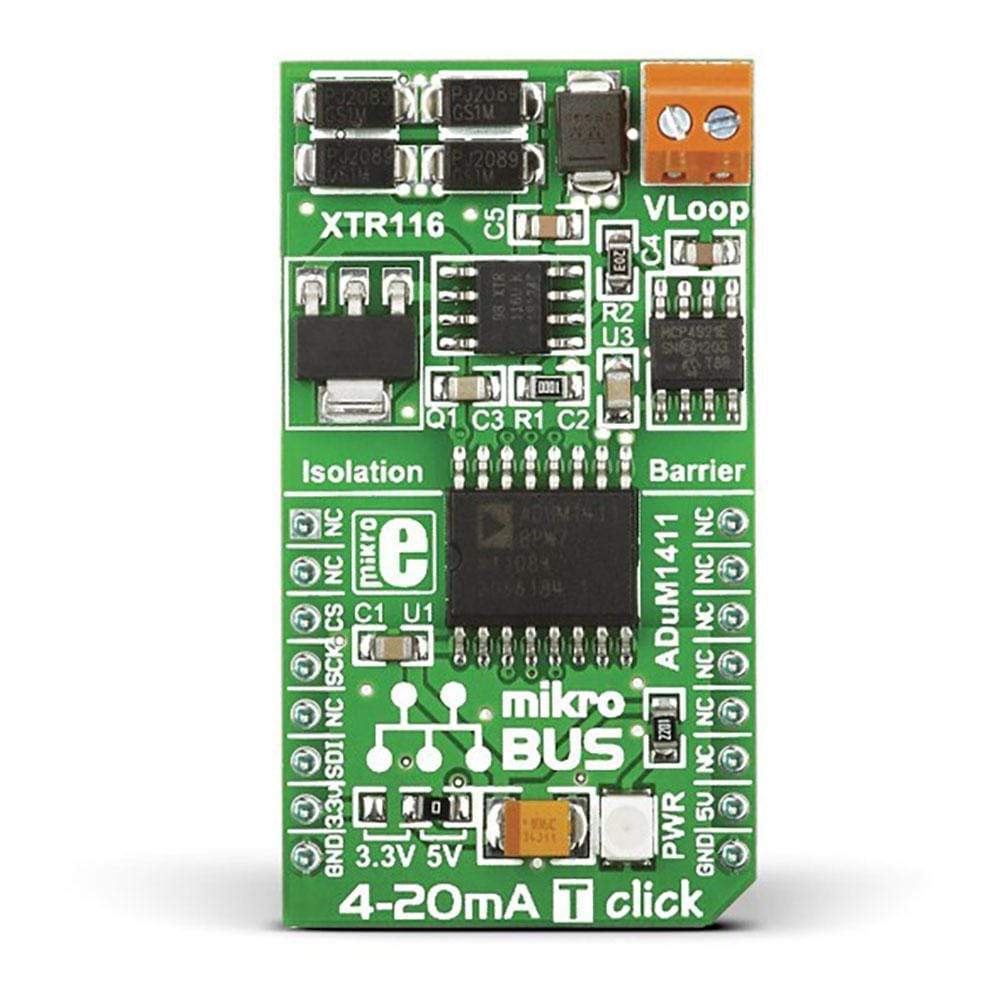 Mikroelektronika d.o.o. MIKROE-1296 4-20mA T Click Board - The Debug Store UK