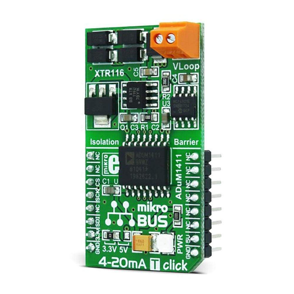 Mikroelektronika d.o.o. MIKROE-1296 4-20mA T Click Board - The Debug Store UK