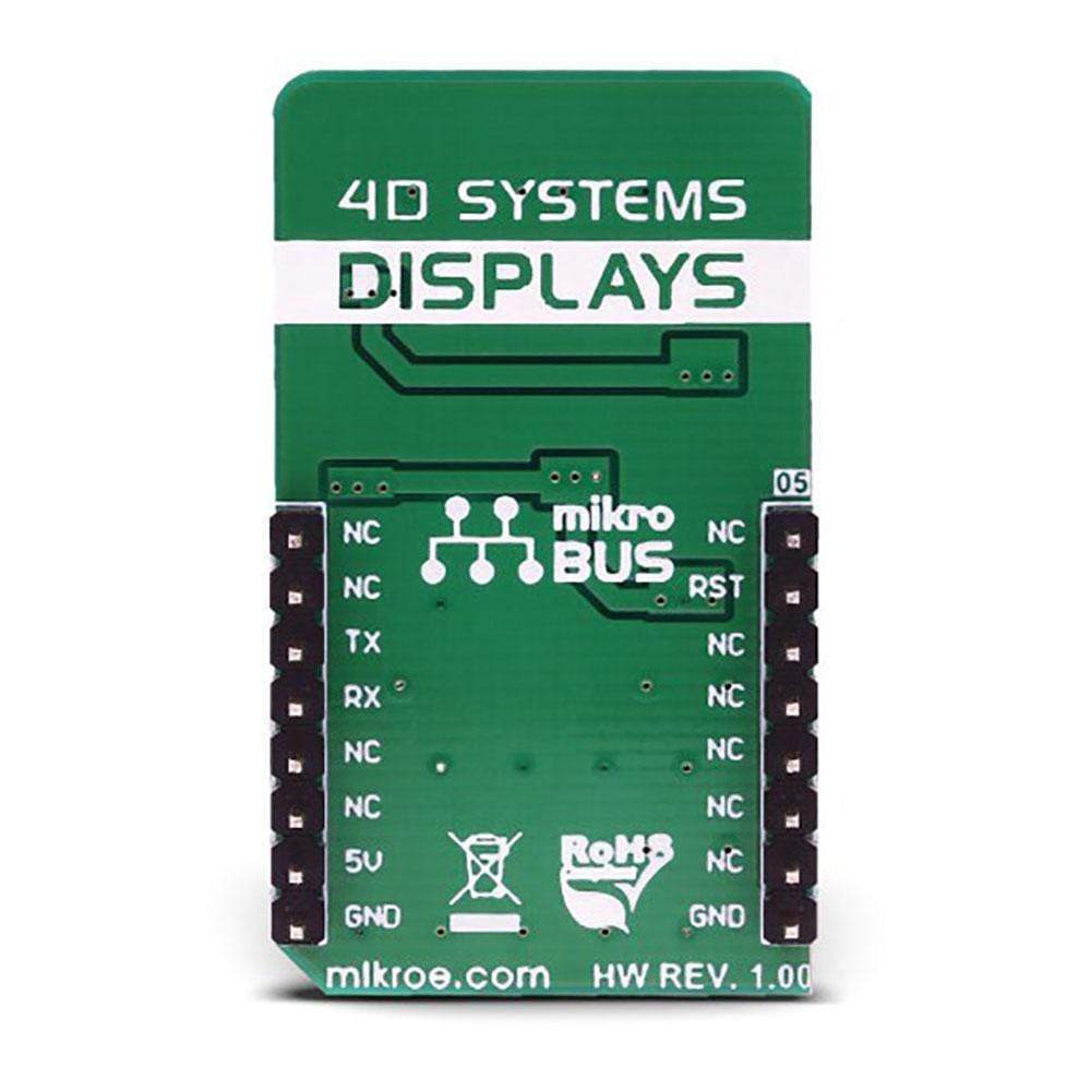 Mikroelektronika d.o.o. MIKROE-3044 4D-Display Click Board - The Debug Store UK