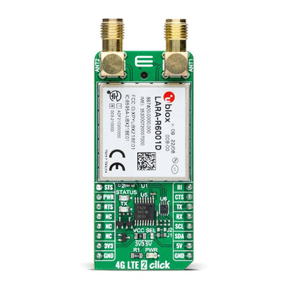 Mikroelektronika d.o.o. MIKROE-5236 4G LTE 2 Data Click Board - The Debug Store UK