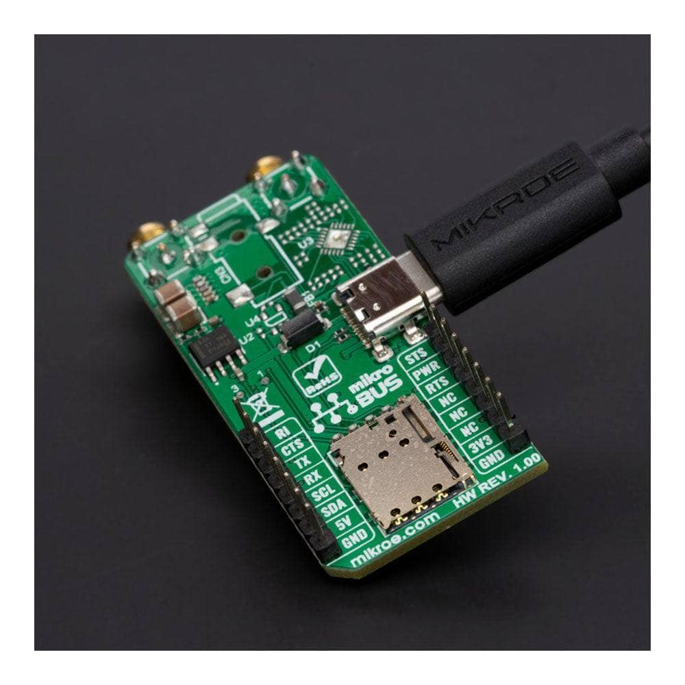 Mikroelektronika d.o.o. MIKROE-5236 4G LTE 2 Data Click Board - The Debug Store UK