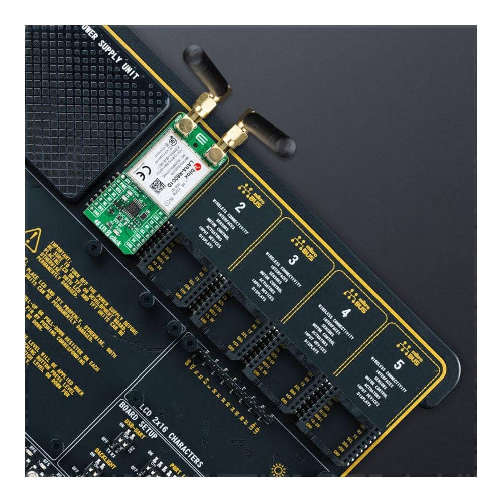 Mikroelektronika d.o.o. MIKROE-5236 4G LTE 2 Voice Click Board - The Debug Store UK