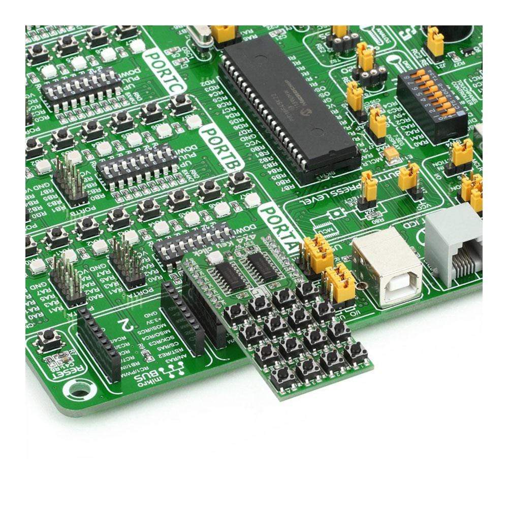 Mikroelektronika d.o.o. MIKROE-1889 4x4 Key Click Board - The Debug Store UK