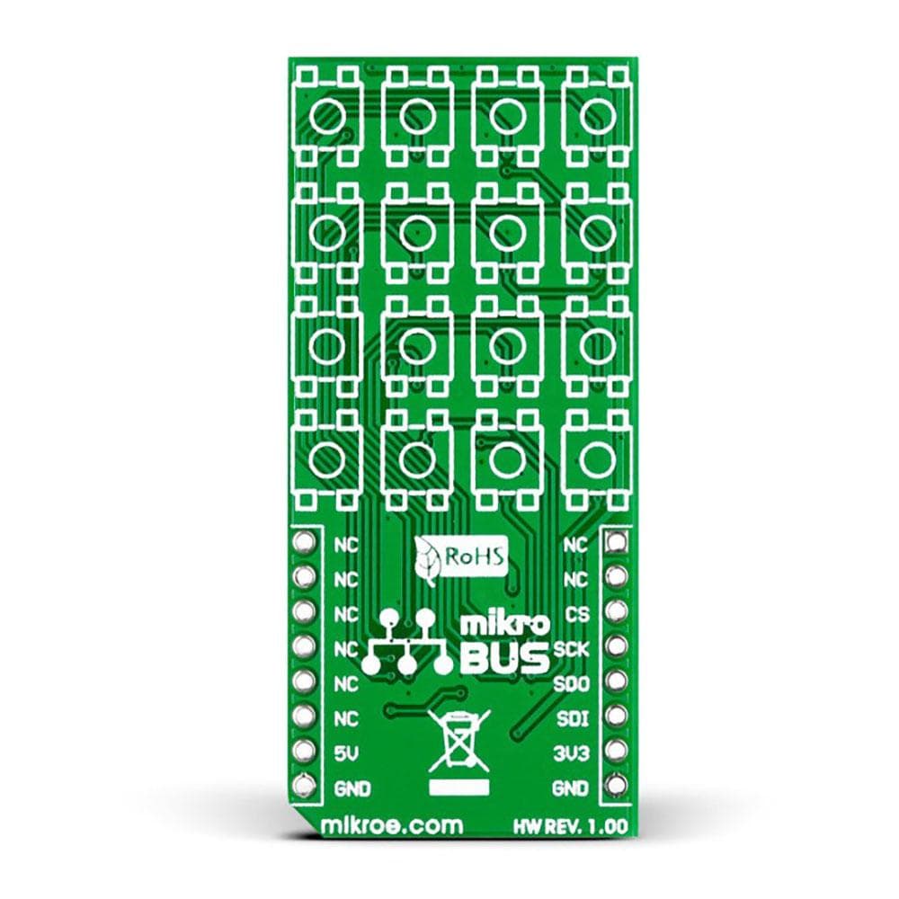 Mikroelektronika d.o.o. MIKROE-1889 4x4 Key Click Board - The Debug Store UK