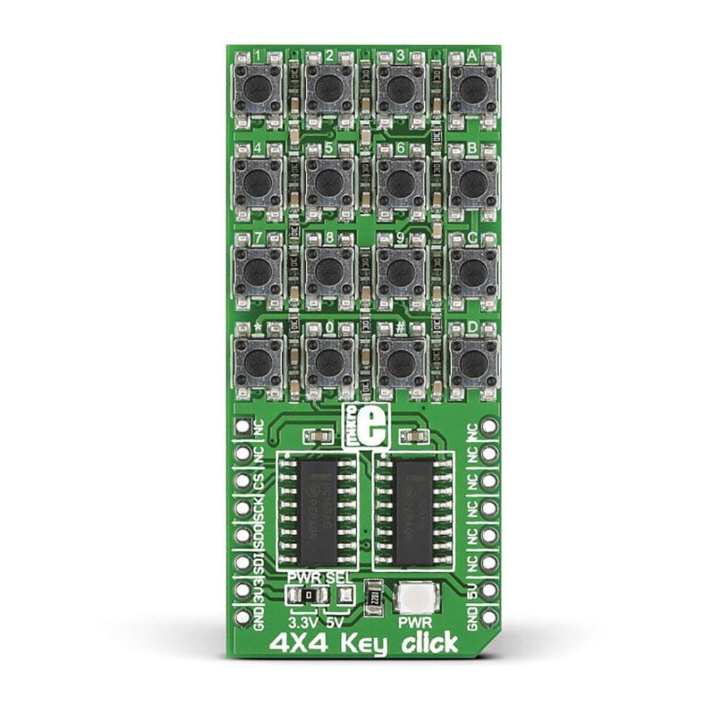 Mikroelektronika d.o.o. MIKROE-1889 4x4 Key Click Board - The Debug Store UK