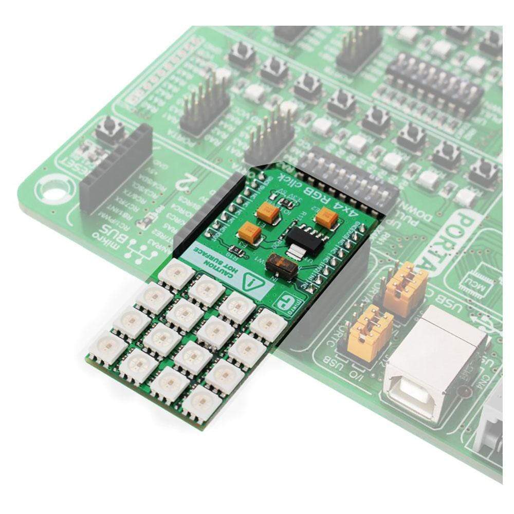 Mikroelektronika d.o.o. MIKROE-1881 4X4 RGB Click Board - The Debug Store UK