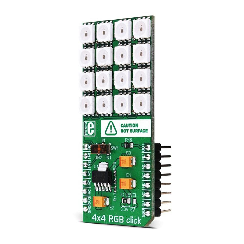 Mikroelektronika d.o.o. MIKROE-1881 4X4 RGB Click Board - The Debug Store UK