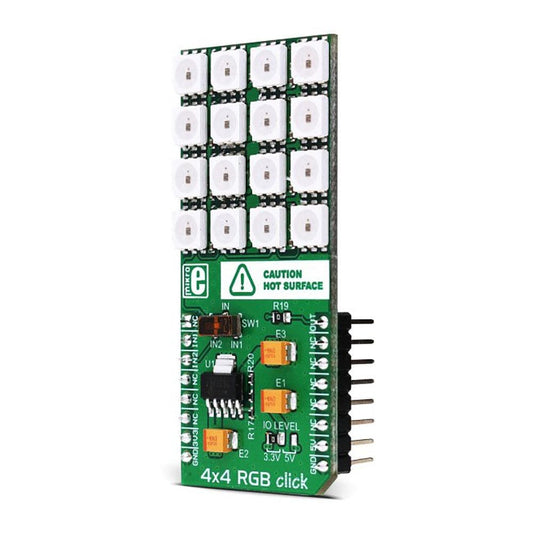 Mikroelektronika d.o.o. MIKROE-1881 4X4 RGB Click Board - The Debug Store UK