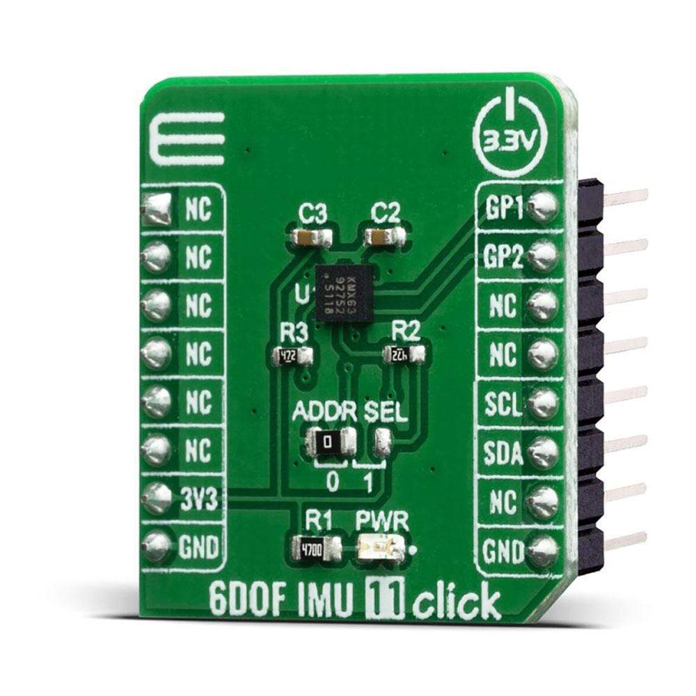 Mikroelektronika d.o.o. MIKROE-3869 6DOF IMU 11 Click Board - The Debug Store UK