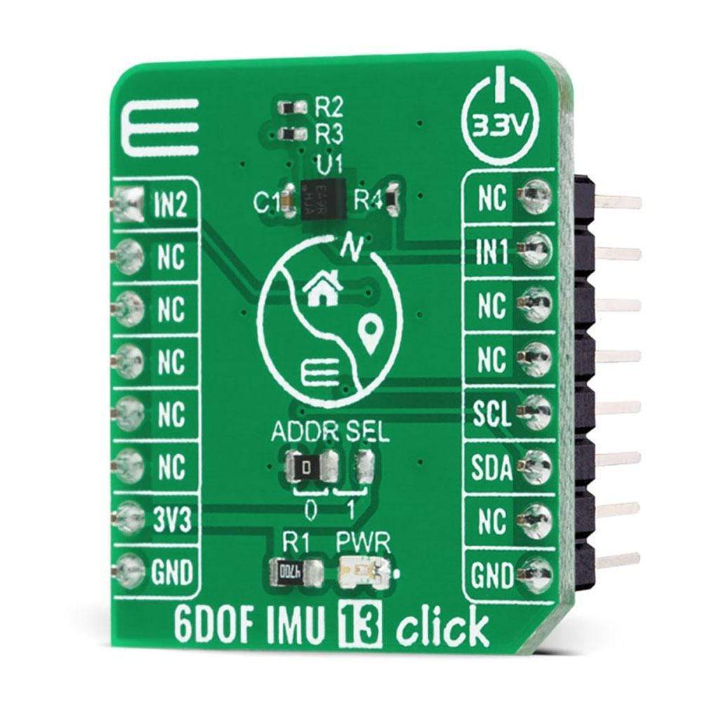 Mikroelektronika d.o.o. MIKROE-4228 6DOF IMU 13 Click Board - The Debug Store UK