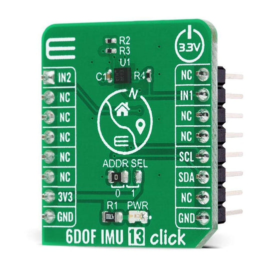 Mikroelektronika d.o.o. MIKROE-4228 6DOF IMU 13 Click Board - The Debug Store UK