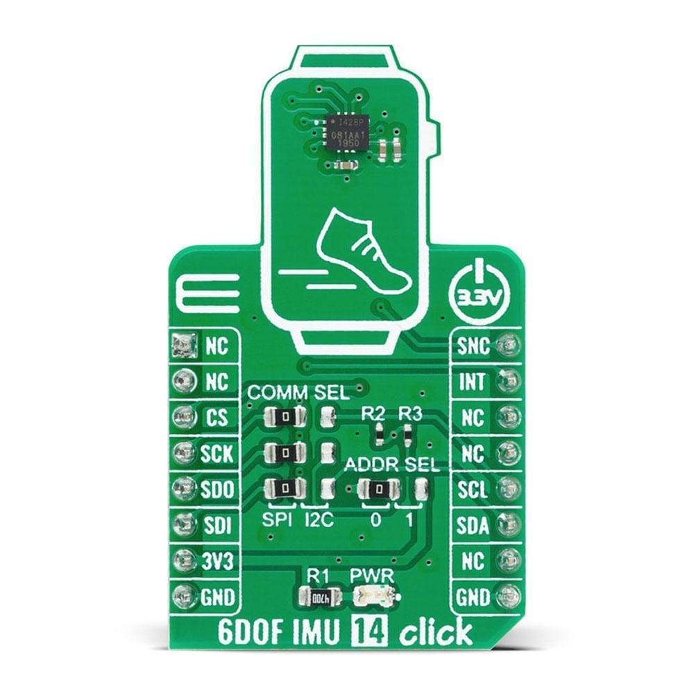 Mikroelektronika d.o.o. MIKROE-4237 6DOF IMU 14 Click Board - The Debug Store UK