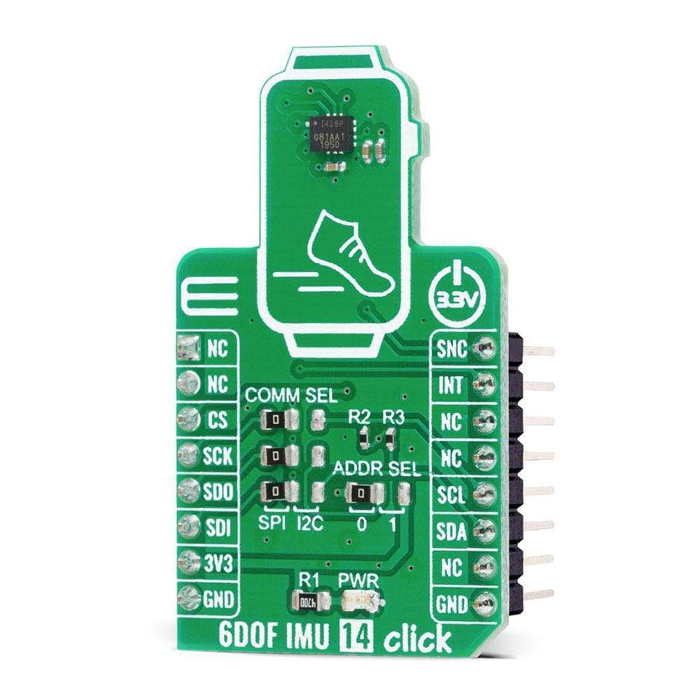Mikroelektronika d.o.o. MIKROE-4237 6DOF IMU 14 Click Board - The Debug Store UK