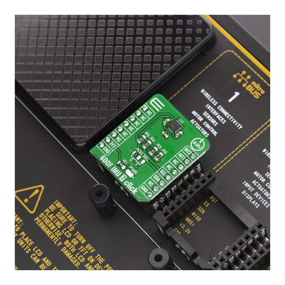 Mikroelektronika d.o.o. MIKROE-3776 6DOF IMU 7 Click Board - The Debug Store UK