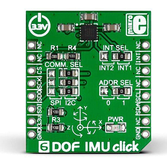 Mikroelektronika d.o.o. MIKROE-1941 6DOF IMU Click Board - The Debug Store UK