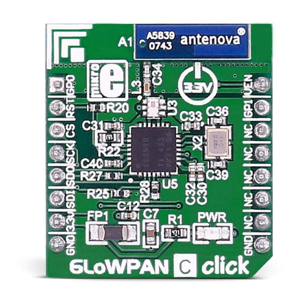 Mikroelektronika d.o.o. MIKROE-2219 6LoWPAN C Click Board - The Debug Store UK