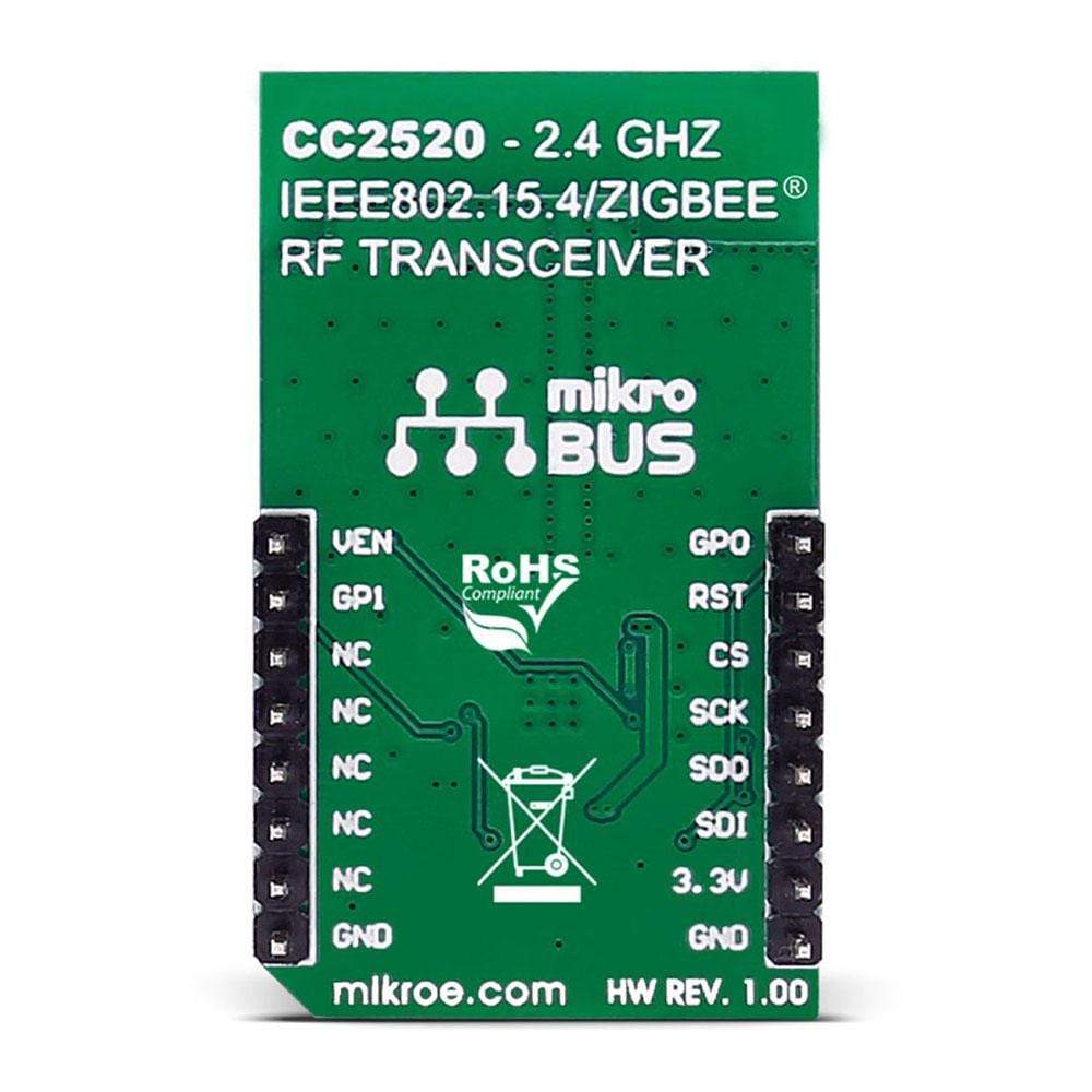 Mikroelektronika d.o.o. MIKROE-2218 6LoWPAN T Click Board - The Debug Store UK