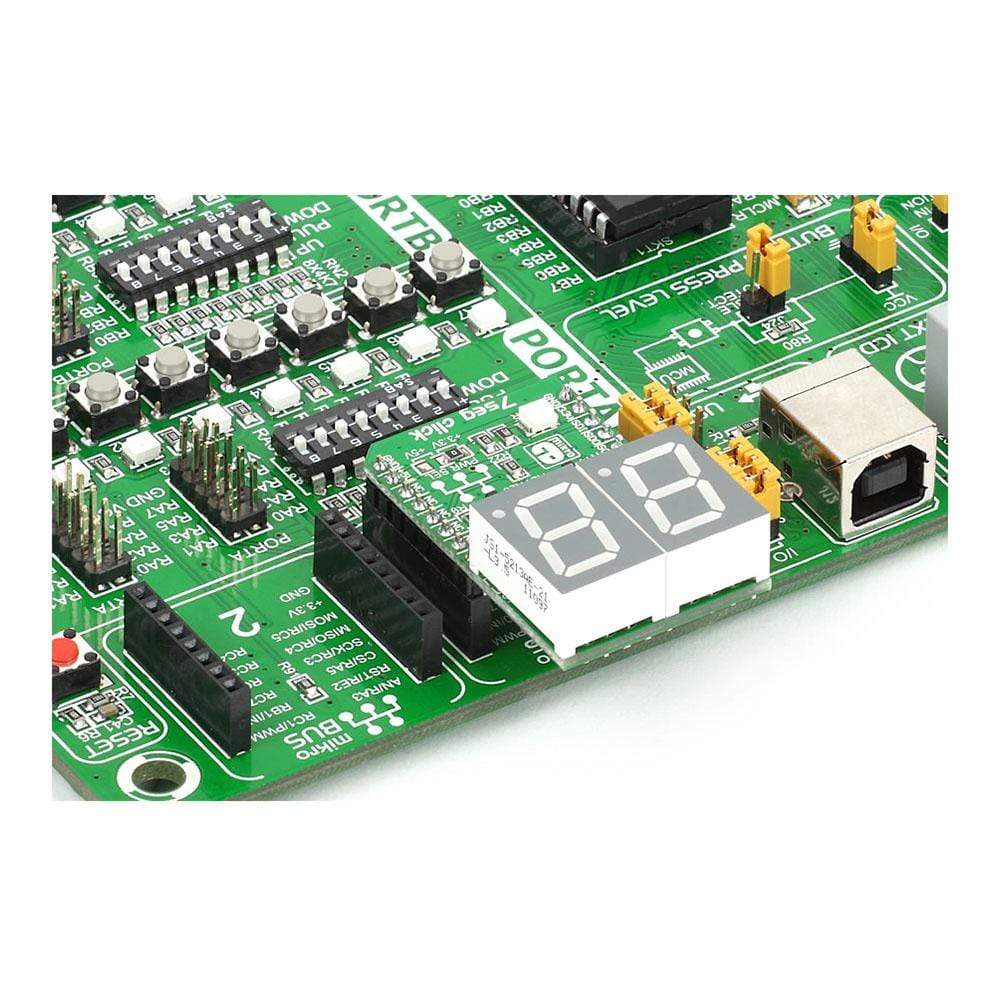 Mikroelektronika d.o.o. MIKROE-1201 7-Seg Click Board - The Debug Store UK