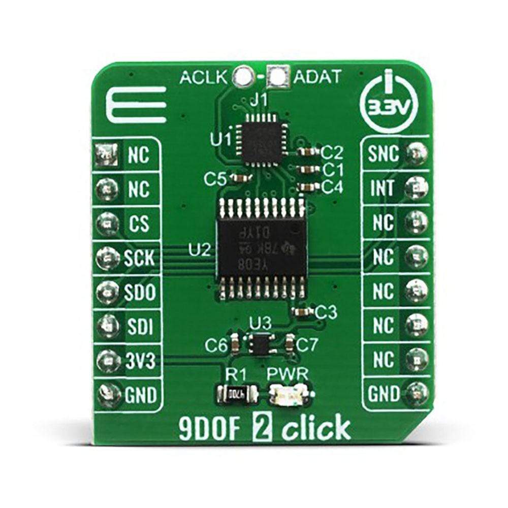 Mikroelektronika d.o.o. MIKROE-4128 9DOF 2 Click Board - The Debug Store UK