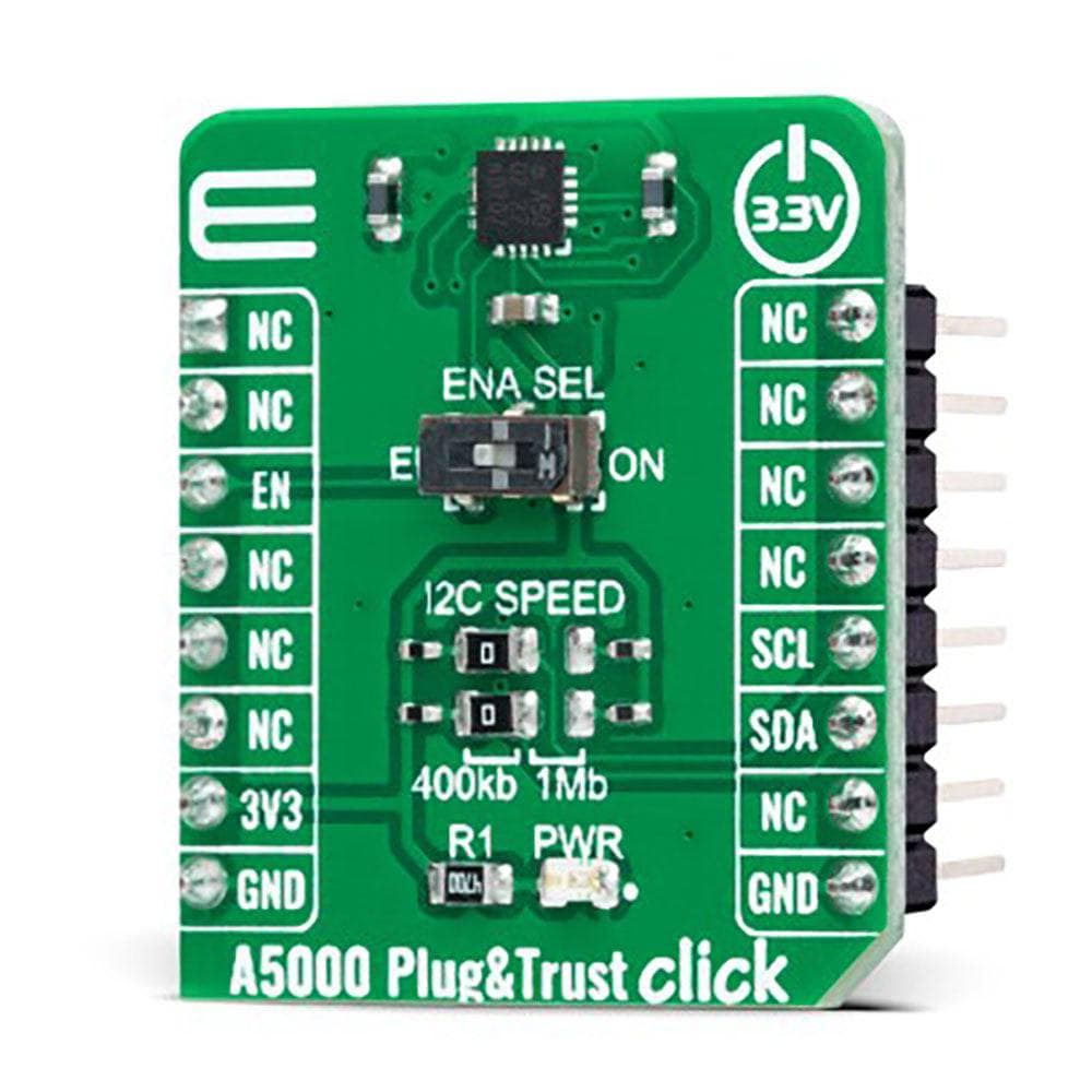 Mikroelektronika d.o.o. MIKROE-5391 A5000 Plug&Trust Click Board - The Debug Store UK