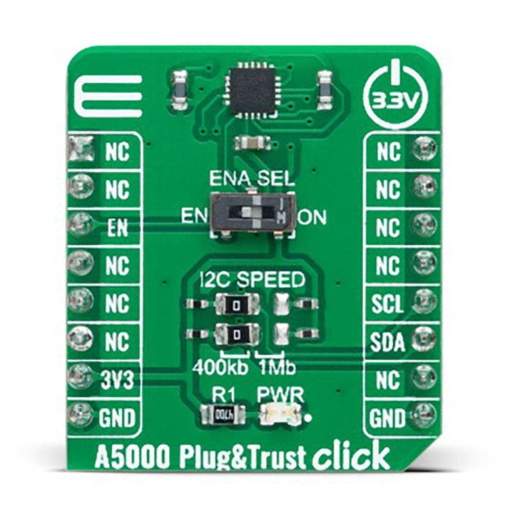 Mikroelektronika d.o.o. MIKROE-5391 A5000 Plug&Trust Click Board - The Debug Store UK